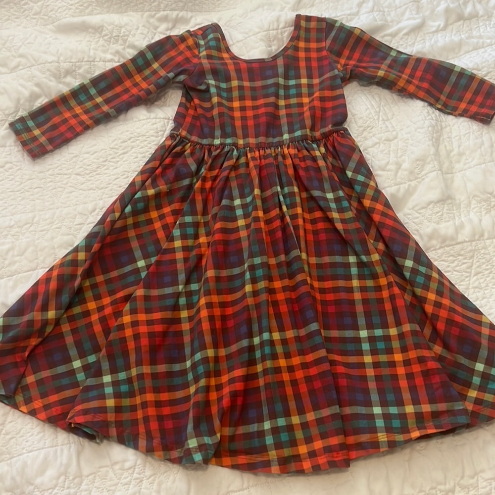 Alice and Ames Rainbow Plaid Dress